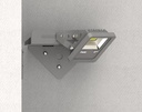 ARIC 51740 - Fixation Murale Pour Projecteur Twister 4 Pour Angle Intérieur, Gris
