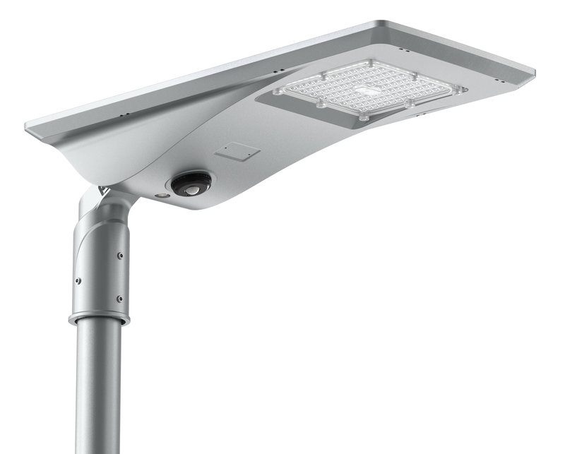 ARIC 51776 - Hy43 Lanterne Solaire Hybride 3000K 30W 5400Lm 64000H Asymétrique° Ip65 Ik07