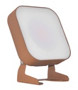 ARIC 51799 - Zodiak 2 Proj. Ext. Ip66 Ik08 Corten Angle 100° 3-Cct 7-14-20W Jusqu'À 2200Lm