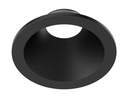ARIC 51844 - Collerette Métal Aimantée Pour Encastré Ef4, Ronde, Couleur : Noir