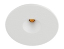 ARIC 51859 - Spot Shark Alu Blanc Led 1,5W 130Lm 3000K 50000H Dimmable, Alim Non Fournie