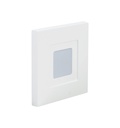 ARIC 51879 - Iso 60 Cct - Encastré Mur Led 1,2W Bleu 2Lm 115° 30000H Face Avant Alu Blanc