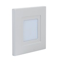 ARIC 51889 - Iso 80 Cct - Encastré Mur Led 1,8W Bleu 6Lm 115° 30000H Face Avant Alu Gris