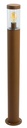 ARIC 51895 - Saxo - Borne 1M Ext. Ip66 Ik08, Corten, Douille E27 15W Max (Led)