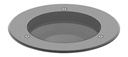 ARIC 51907 - Lumisol 175 - Enc.Sol Ext. Ip67 Ik10 Alu Noir, Rond, Led 9,6W 15° 3000K 1250Lm