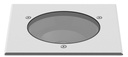 ARIC 51914 - Lumisol 175 - Enc.Sol Ext. Ip67 Ik10 Inox 316L, Carré, Led 9,6W 36° 3000K 1300Lm
