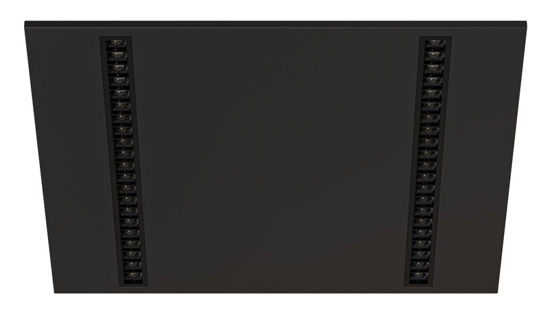 ARIC 51977 - Dalle Modulo 600X600 Ugr16 25W 2Cct (3000K/4000K) 3000Lm 50000H Noir