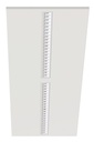 ARIC 51978 - Dalle Modulo 300X1200 Ugr19 25W 2Cct (3000K/4000K) 3500Lm 50000H Blanc