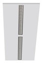 ARIC 51979 - Dalle Modulo 300X1200 Ugr16 25W 2Cct (3000K/4000K) 3500Lm 50000H Blanc Et Silver