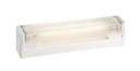 ARIC 53021 - B.85C 01- Réglette S19 Ip24 Vol.2 A/Inter A/Ampoule Led 7W 2700K 600Lm Incl., Claire