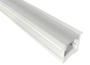 ARIC 55156 - Profilé Aluminium Encastré Pe2 Pour Ruban Led - 2M - Blanc