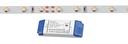 ARIC 55240 - Flexo-Ruban N/Protg. Ip20 24V 4,6W/M 60 Led/M 4200K 390 Lm/M, Lg 2,5M,Alim.Incl.