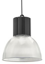 ARIC 56016 - Lexa Dali - Susp. Ø316Mm, Noir / Transparent, Led Intég. 37W 60° 3000K 3600Lm
