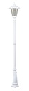 ARIC 3066 - Monaco - Lant.+Mat Ip43 Ik02, Blanc, E27 100W Max., Lpe Non Incl., Haut.2,49M