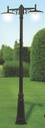 ARIC 4084 - Toscane - Lant.+Mat Ip43 Ik02, Cuivré, E27 2X57W Max, Lpe Non Incl, Haut.2,33M