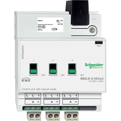[SCHMTN646991] KNX - actionneur pour interfaces 1-10 V - 3 sortie MTN646991