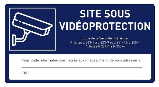 [URM1090/ETI] Etiquette Videoprotection Urmet 1090/ETI