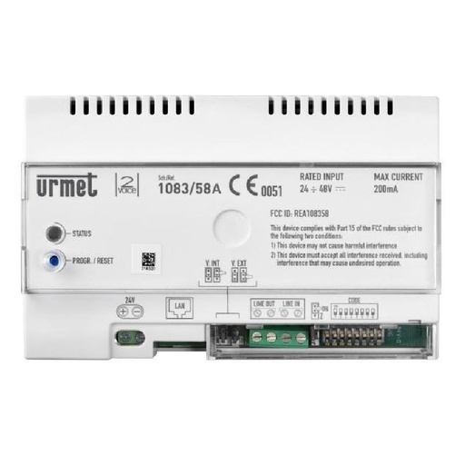 [URM1083/58A] Interface Wifi 2Voice Callme2 Urmet 1083/58A