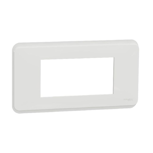 [SCHNU411420] Unica Pro - plaque de finition - Blanc antimicrobi NU411420