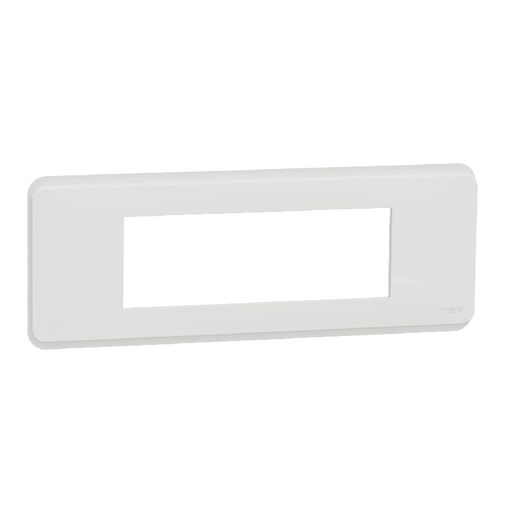 [SCHNU411620] Unica Pro - plaque de finition - Blanc antimicrobi NU411620