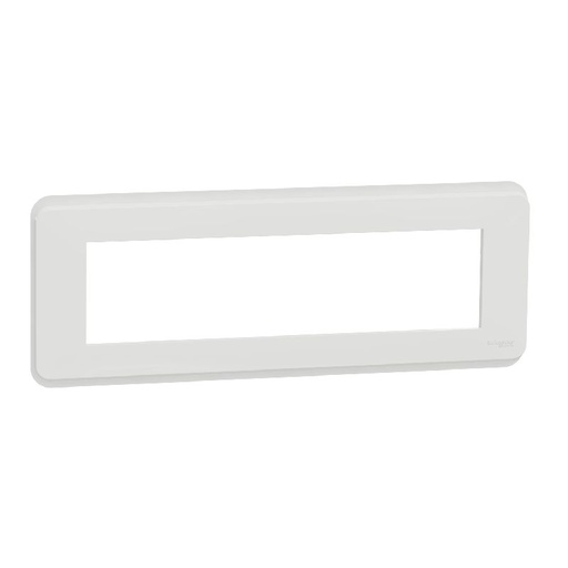 [SCHNU411818] Unica Pro - plaque de finition - Blanc - 8 modules NU411818