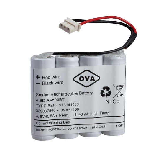 [SCHOVA58982] Exiway - Batterie NICD - 4,8 V - 1,7 Ah pour bloc OVA58982