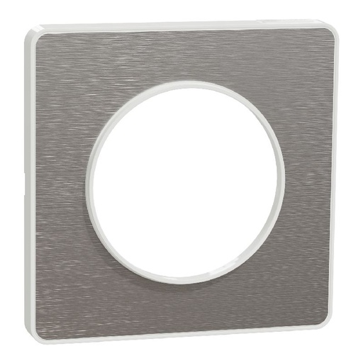 [SCHS520802J] Odace Touch, plaque Aluminium brossé avec liseré B S520802J