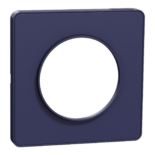 [SCHS550802] Odace Touch- plaque de finition 1 poste - Cobalt S550802