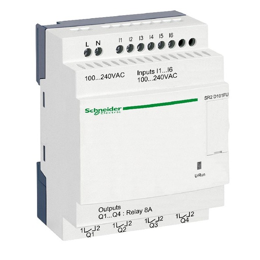 [SCHSR2D101FU] Zelio Logic - relais intelligent compact - 10 E/S SR2D101FU