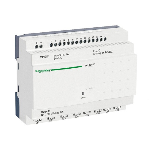 [SCHSR2D201BD] Zelio Logic - relais intelligent compact - 20 E/S SR2D201BD