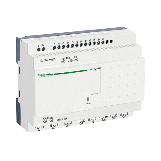 [SCHSR2E201FU] Zelio Logic - relais intelligent compact - 20 E/S SR2E201FU