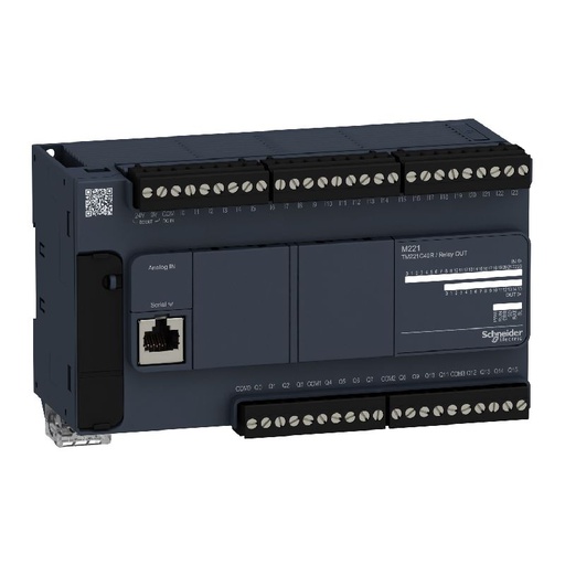 [SCHTM221C40R] Modicon M221, contrôleur 40E/S relais, port série, TM221C40R