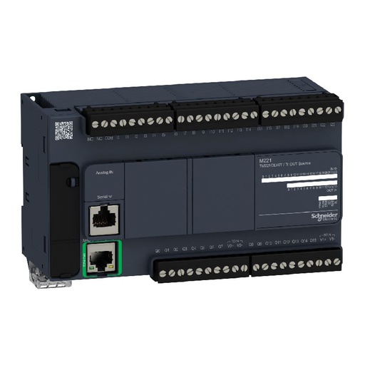 [SCHTM221CE40T] Modicon M221, contrôleur 40E/S PNP, port Ethernet+ TM221CE40T