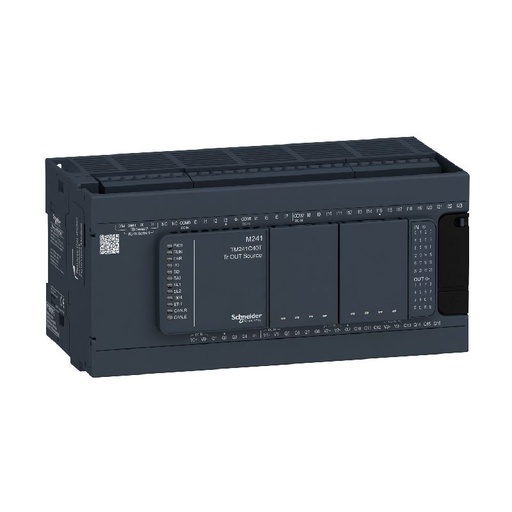[SCHTM241C40T] Modicon M241, contrôleur 40E/S PNP, 2 ports série, TM241C40T
