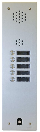 [URMA83/105M] Plaque Audio Alu 5 Bp 2 Voice Complete Urmet A83/105M