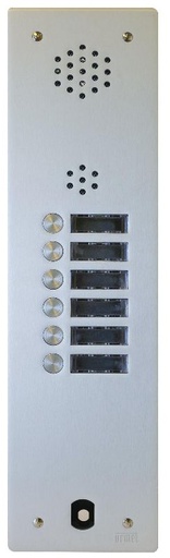 [URMA83/106M] Plaque Audio Alu 6 Bp 2 Voice Complete Urmet A83/106M