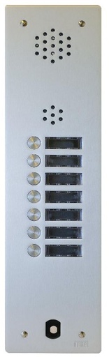 [URMA83/107M] Plaque Audio Alu 7 Bp 2 Voice Complete Urmet A83/107M