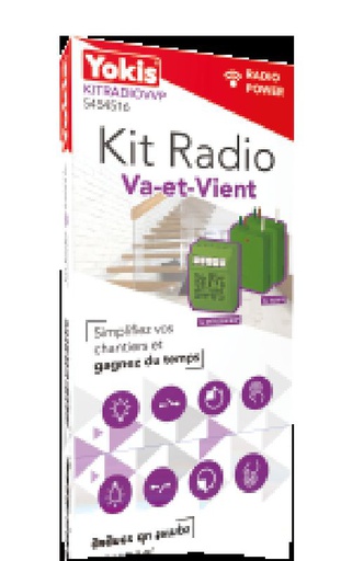 [YOKKITRADIOVVP] Kit radio va-et-vient Power Yokis KITRADIOVVP