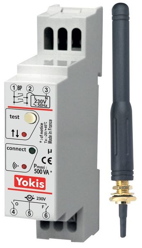 [YOKMVR500MRPX] Micromodule volet roulant mod, radio Power ant, ext, Yokis MVR500MRPX
