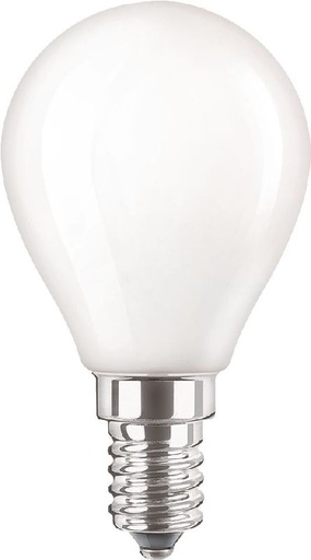 Ampoule filament LED 3 watt forme sphérique E14 OPALE DEPOLIE