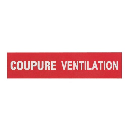 [LEG038031] Lot De 3 Etiquettes Coupure Ventilation Pour Coffret 90 legrand 038031