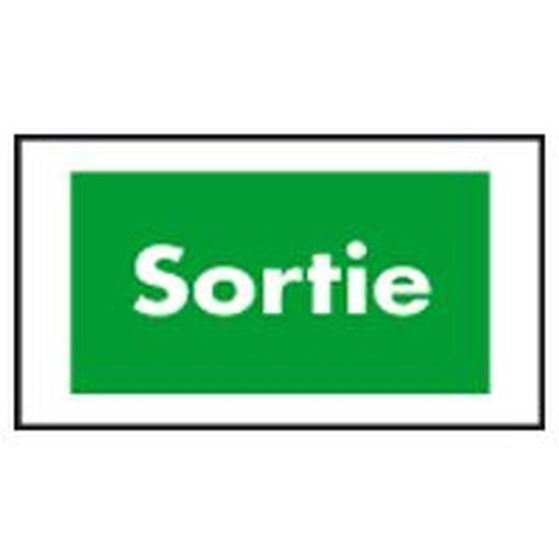 [LEG062584] Plaque De Signalisation D'Evacuation Arcor Inscription Sorti legrand 062584