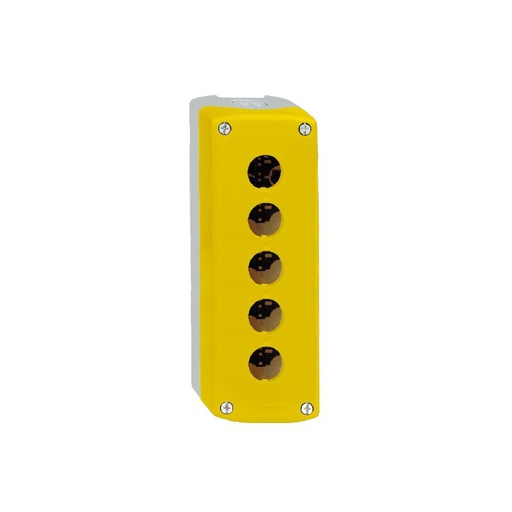 [SCHXALK05] Harmony boite - 5 trous - couvercle jaune - fond g XALK05