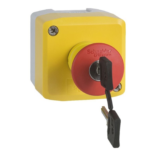[SCHXALK188F] Harmony XAL - boite jaune arrêt urgence rouge - po XALK188F