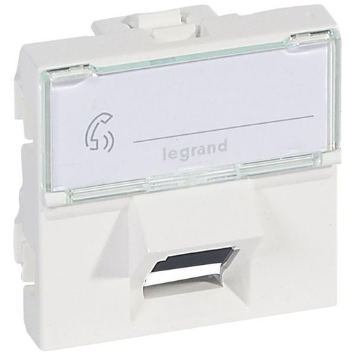 [LEG076505] Rj45 Cat 6 Ftp Mosaic 2M Inclinee 45D legrand 076505