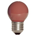 Lampe Sphérique Ilumination Rouge E27 15W 230V couleur